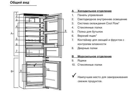 Холодильник встраиваемый RFN31831i